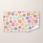 Boho Retro Daisy Flowers, zomer 70 Bad Handdoek (Handdoek)
