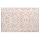 Boho Retro Daisy Flowers, zomer 70 Stof (Yard (91,4 cm))