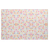 Boho Retro Daisy Flowers, zomer 70 Stof (Fat Quarter)