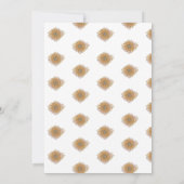 Boho Retro Flowers Moederdag Brunch Uitnodiging (Achterkant)