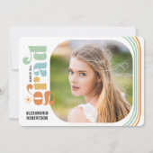 Boho Retro Fotogradatie Partij Kaart (Voorkant)