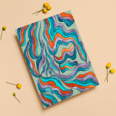 Boho Retro Groene Typografie Golvend Vrijgezellenf Kaart