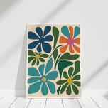 Boho Retro Groovy Bloemenmarkt Wandkunst Poster<br><div class="desc">Boho Retro Groovy Bloemenmarkt Wandkunst</div>