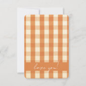 Boho Retro Groovy Kleurrijke Wavy Bruidsbruid Kaart (Achterkant)