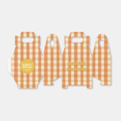 Boho Retro Groovy Kleurrijke Wavy bruiloft Bedankdoosjes (Uitgevouwen)