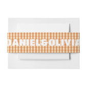 Boho Retro Groovy Kleurrijke Wavy bruiloft Uitnodigingen Wikkel (Voorkant Voorbeeld)