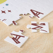 Boho Retro Groovy Mama Legpuzzel (Zijkant)