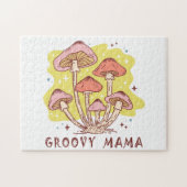 Boho Retro Groovy Mama Legpuzzel (Horizontaal)