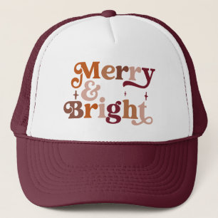 Boho Retro Merry en Bright Trucker Pet