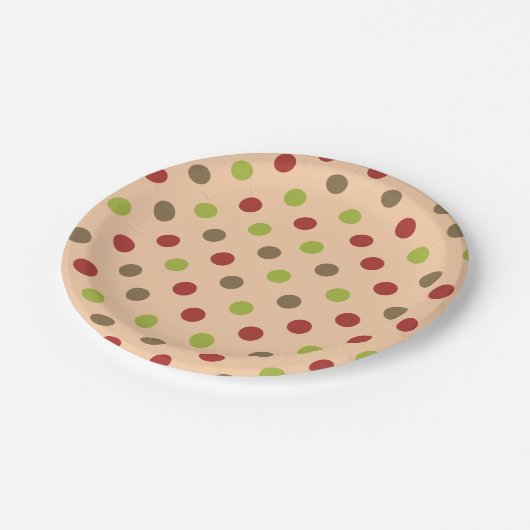 Boho Retro Modern Dot Paper Bord (Gekanteld)