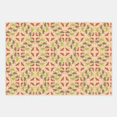 Boho Retro Modern Grafisch Inpakpapier Vel (Voorkant)