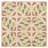 Boho Retro Modern Grafisch Stof (Swatch)