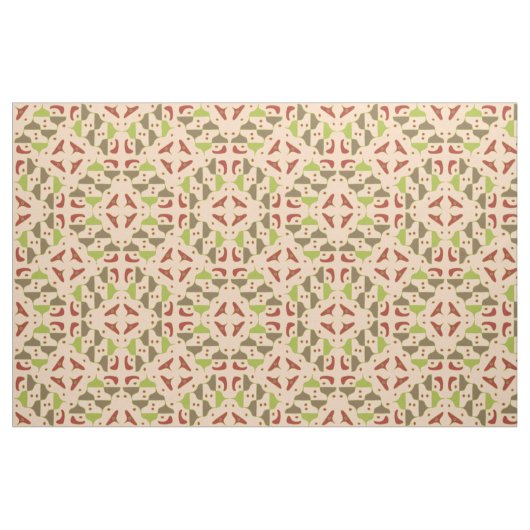 Boho Retro Modern Grafisch Stof (Fat Quarter)