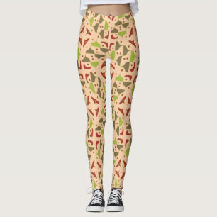 Boho Retro Modern grafische Leggings