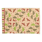 Boho Retro Modern Graphic Kussensloop (Voorkant-Links)