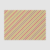 Boho Retro Modern Streep Tissuepapier (Voorkant)