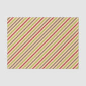 Boho Retro Modern Stripe-weefselpapier Tissuepapier (Voorkant)