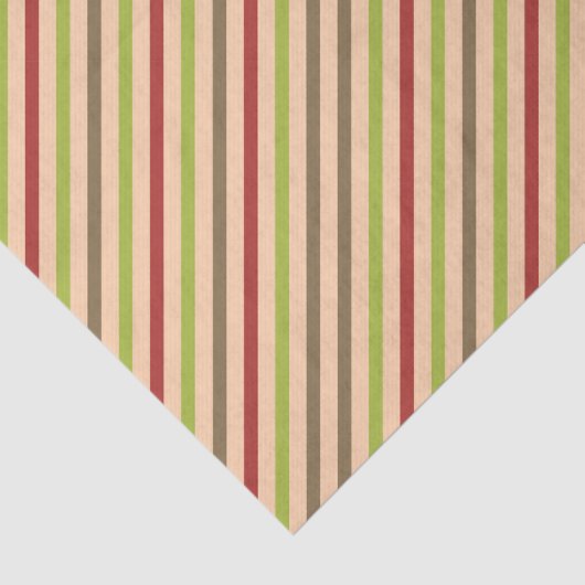 Boho Retro Modern Stripe-weefselpapier Tissuepapier (Detail)
