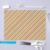 Boho Retro Modern Stripe-weefselpapier Tissuepapier (Craft)