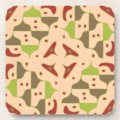 Boho Retro Moderne Grafisch onderzetter (Voorkant)