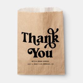 Boho Retro Op Maat Dank Je Bedankzakje