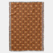 Boho Retro Patroon in 70s Stijl Deken (Voorkant Verticaal)