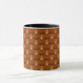 Boho Retro Patroon in 70s Stijl Mok (Midden)