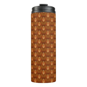 Boho Retro Patroon in 70s Stijl Thermosbeker