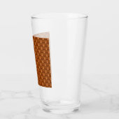 Boho Retro Patroon in jaren 70 stijl Glas (Links)