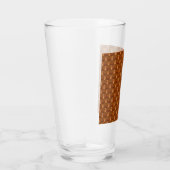 Boho Retro Patroon in jaren 70 stijl Glas (Rechts)