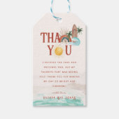 Boho Retro Summer Surf | Dank u wel Cadeaulabel (Voorkant)