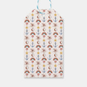 Boho Retro Summer Surf | Dank u wel Cadeaulabel (Achterkant)