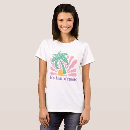 Boho Retro Summer T-shirt (Voorkant volledig)