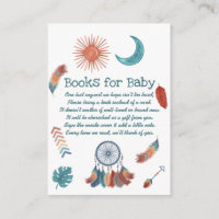Boho Retro Sun Moon Baby shower Books for Baby Enc