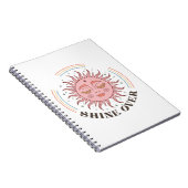 Boho Retro Sun Shine Notitieboek (Rechterzijde)