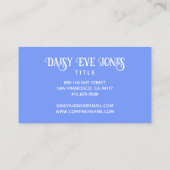 Boho Retro Sunrise Visitekaartje (Achterkant)