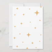 Boho Retro Sunshine Baby shower Kaart (Achterkant)