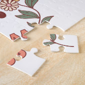 Boho Retro Vlindervleugels Legpuzzel (Zijkant)