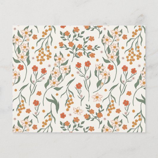 Boho Retro Wildflower Vrijgezellenfeest Advies Kaa (Achterkant)