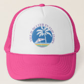 Boho Retro Zomer Quote Trucker Pet (Voorkant)