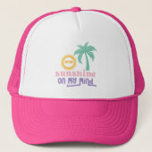 Boho Retro Zomer Quote Trucker Pet (Voorkant)