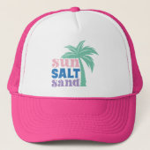 Boho Retro Zomer Quote Trucker Pet (Voorkant)