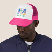 Boho Retro Zomer Quote Trucker Pet (In situ)