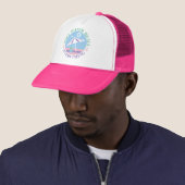 Boho Retro Zomer Quote Trucker Pet (In situ)