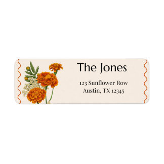 Boho Return Address Label