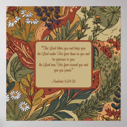 Boho Rhapsody Blessing  Poster (Voorkant)