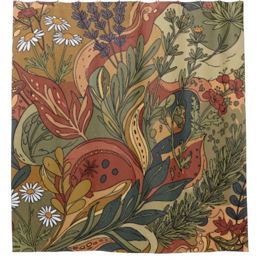 Boho Rhapsody Douchegordijn (Voorkant)