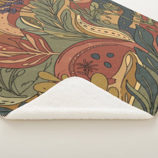 Boho Rhapsody Sherpa Blanket Deken (3/4)