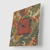 Boho Rhapsody Vierkante Klok (Hoek)