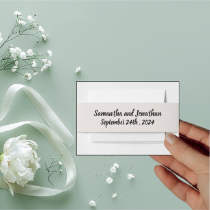 BOHO Ring van Bloemen en Takken  Uitnodigingen Wikkel